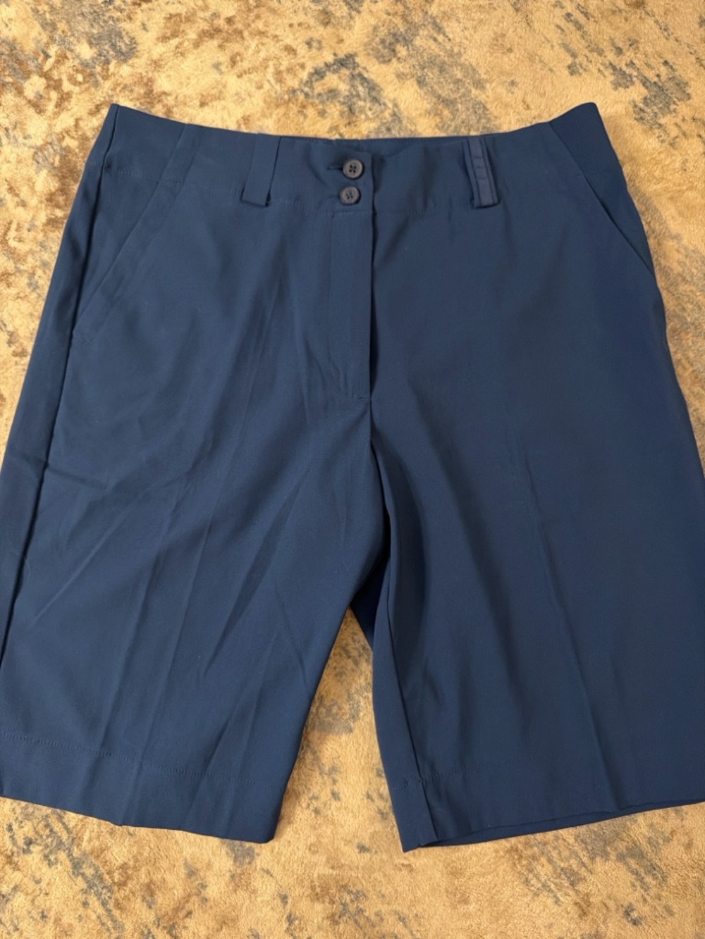 Nike Golf Dri-FIT Shorts Navy Performance Athletic Women 8